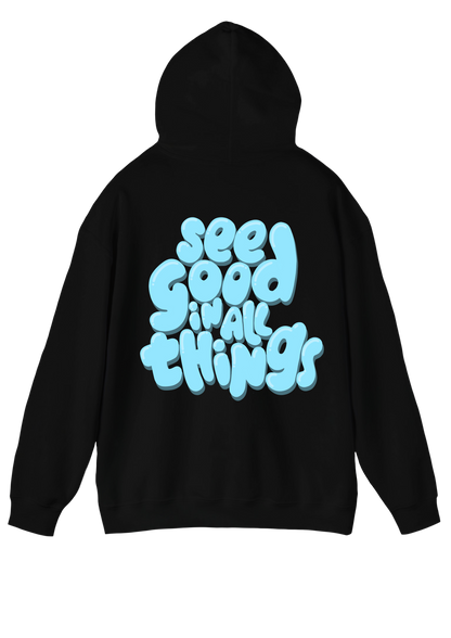 See the Good Black Hoodie