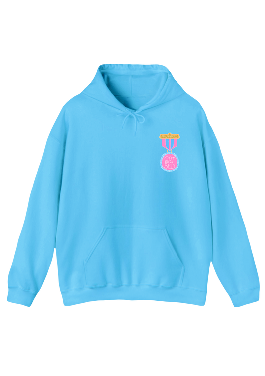 Got Out of Bed Award Blue Hoodie
