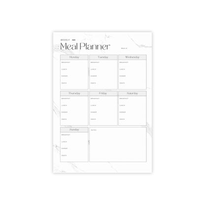 Marble Meal Planner A4
