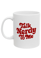 Talk Nerdy White Mug