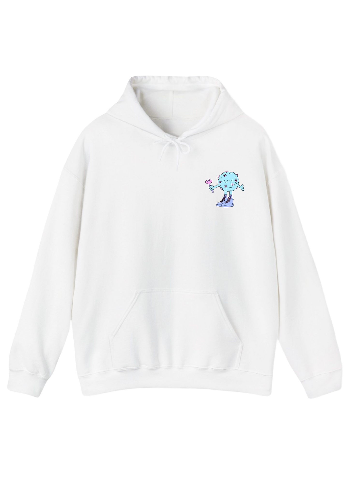 Don't Stress White Hoodie