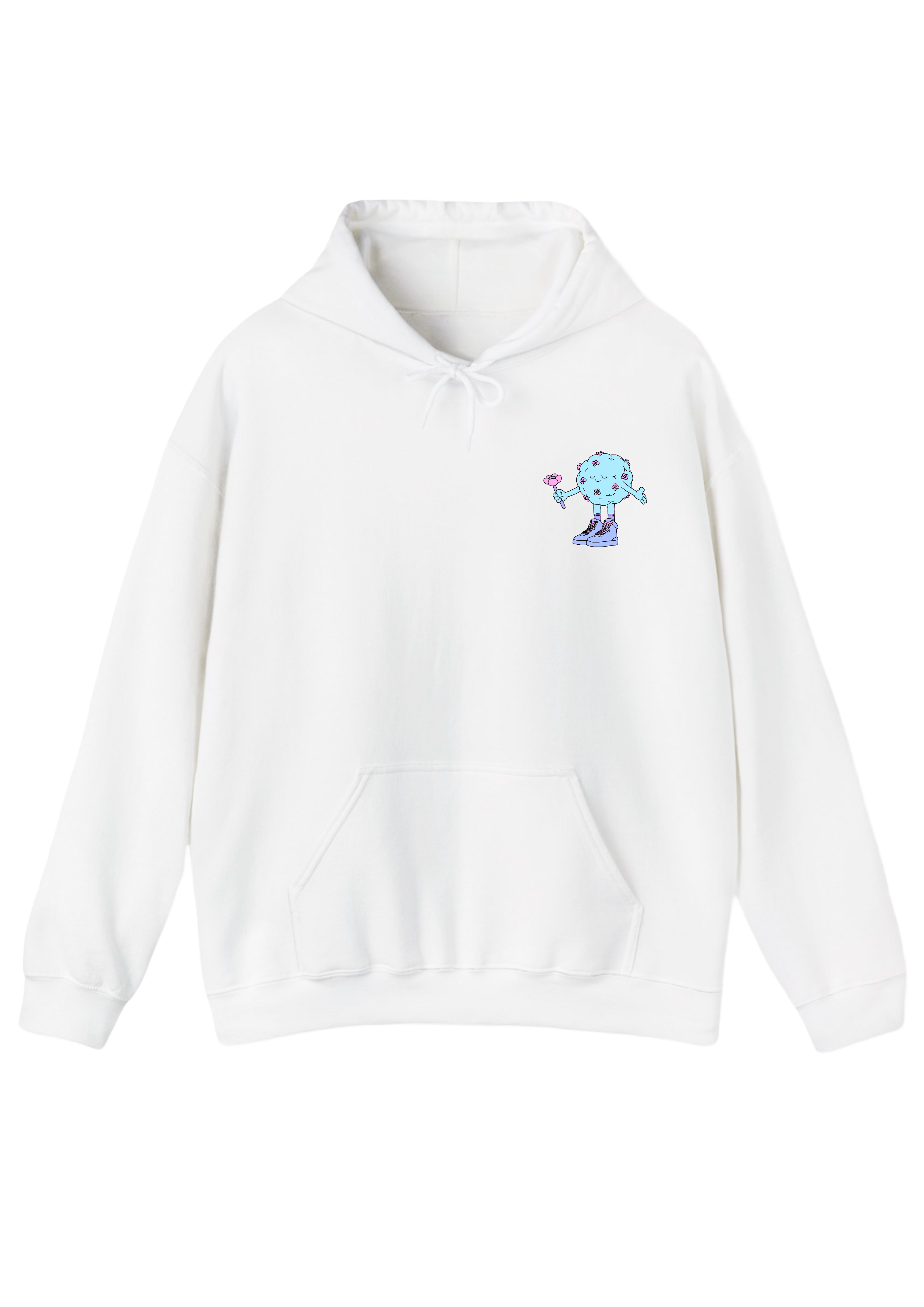 Don't Stress White Hoodie