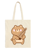 Baker Bear Tote Bag - Puff Berry