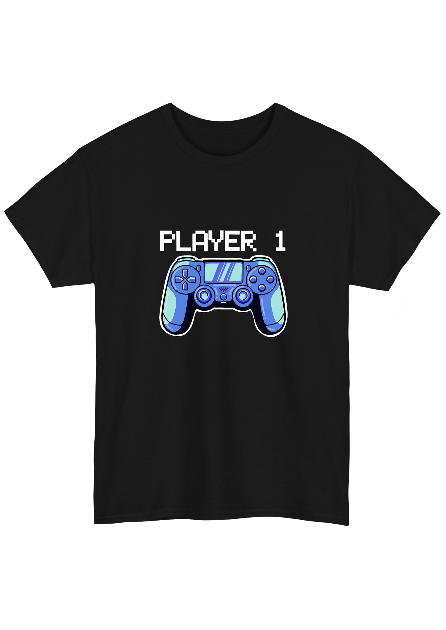 Player 1 Black Tee - Puff Berry