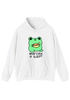 Caffeinated Frog White Hoodie