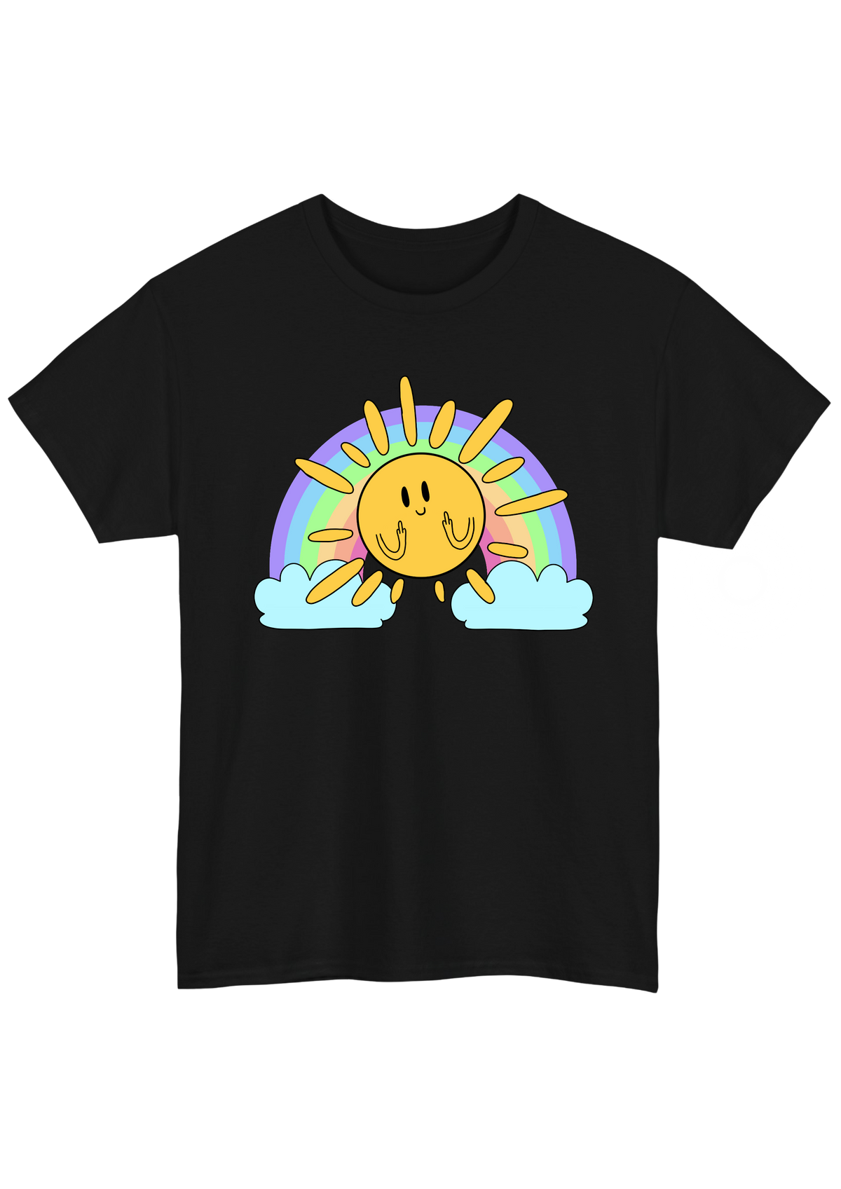 Sunshine Black Tee
