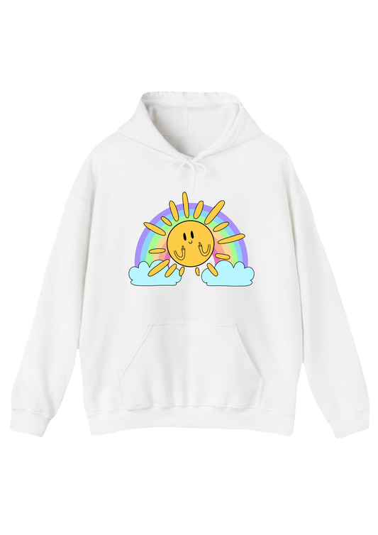 Sunshine White Hoodie