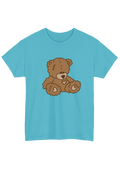 Teddy Bear Turquoise Tee - Puff Berry