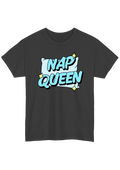 Nap Queen Charcoal Tee - Puff Berry