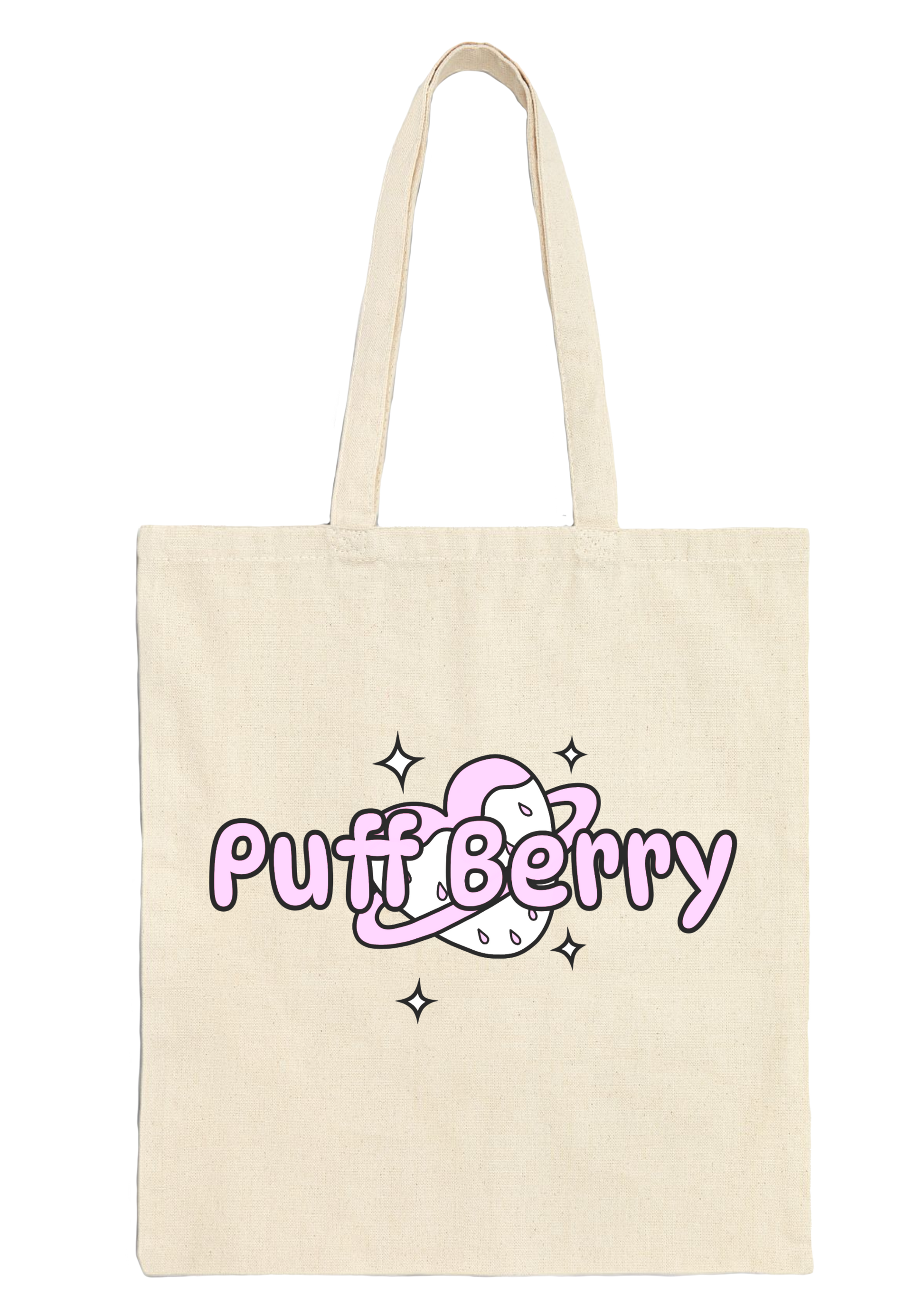 Puff Berry Tote Bag Pastel - Puff Berry