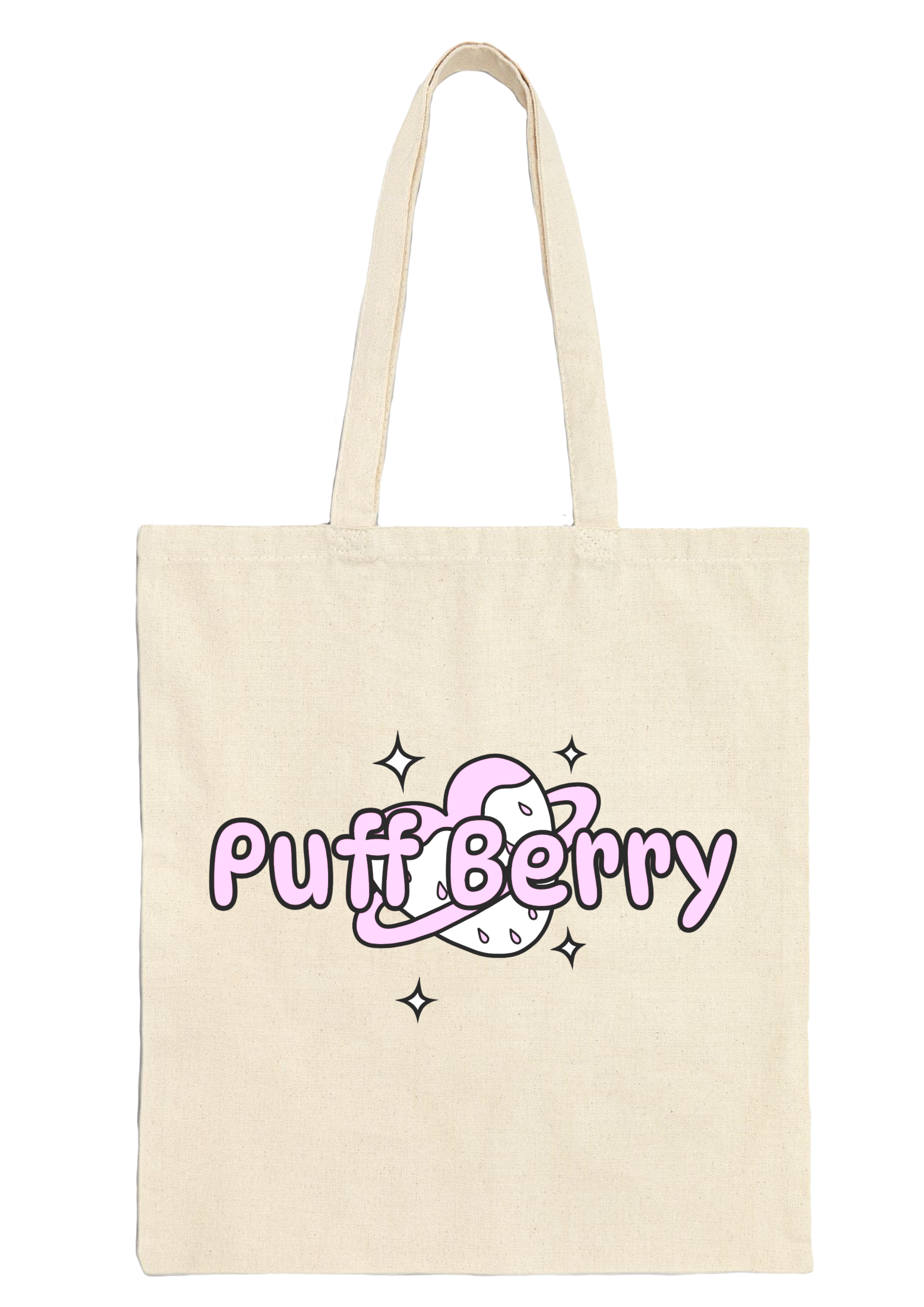Puff Berry Tote Bag Pastel