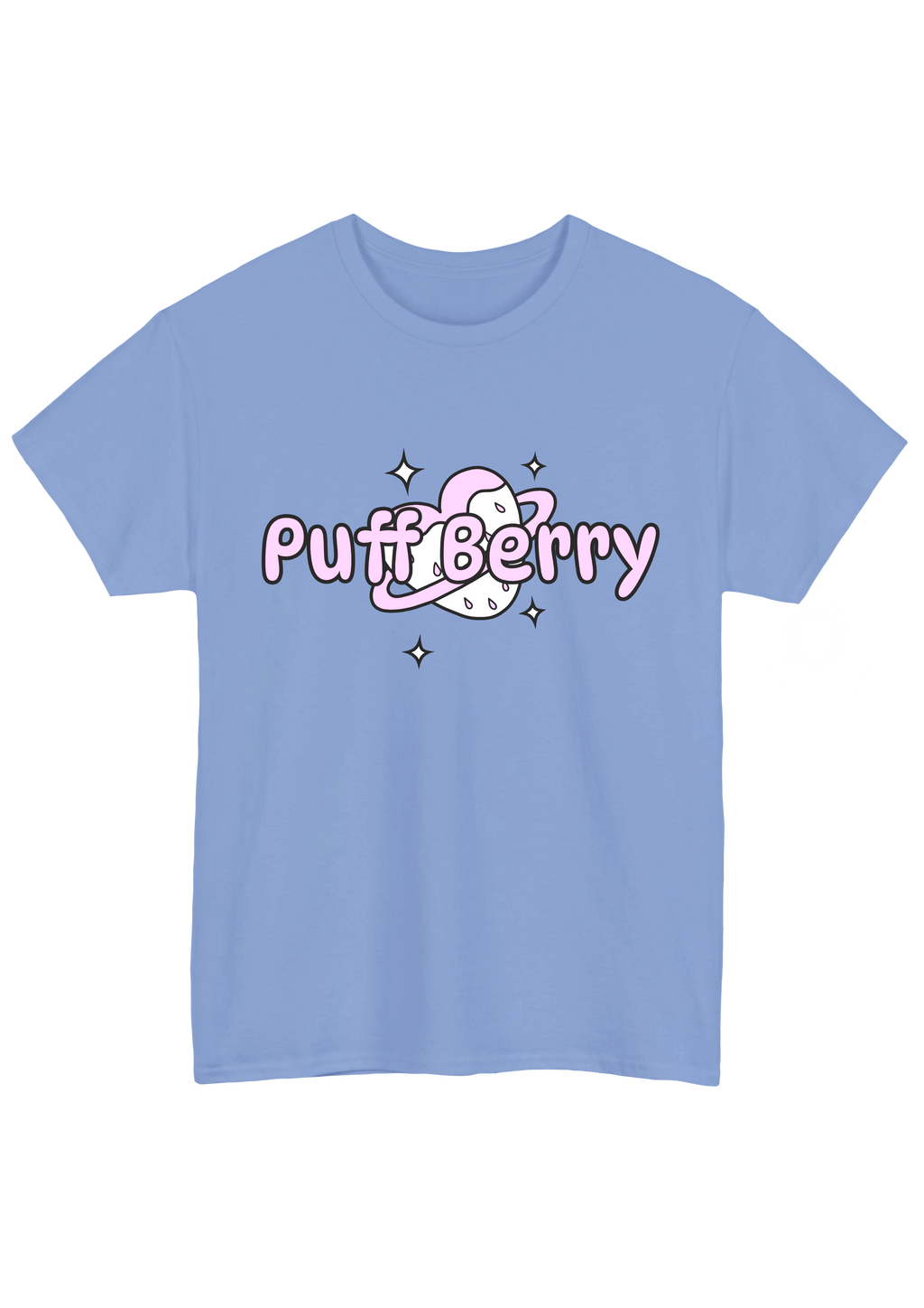 Puff Berry Pastel Blue Tee