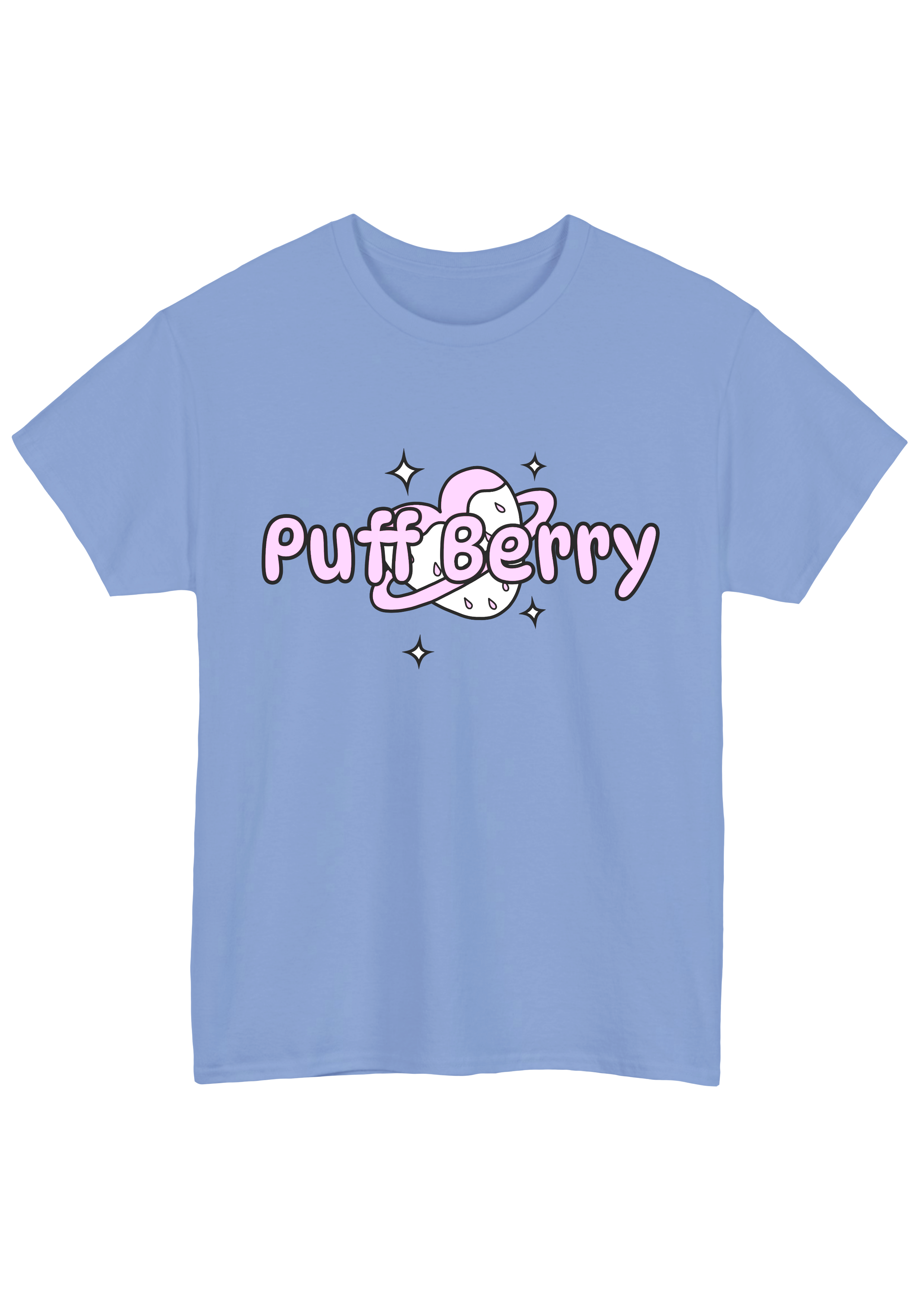 Puff Berry Pastel Blue Tee