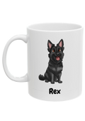 Custom Dog Mug - Puff Berry