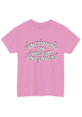 Sarcasm and Snacks Pink Tee - Puff Berry