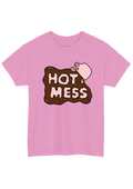 Hot Mess Pink Tee - Puff Berry