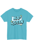 Nap Queen Turquoise Tee - Puff Berry