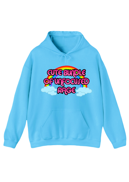 Unfocused Rage Blue Hoodie