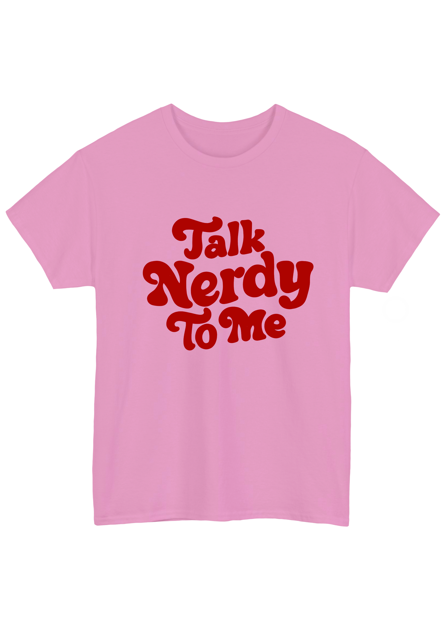 Talk Nerdy Pink Tee - Puff Berry