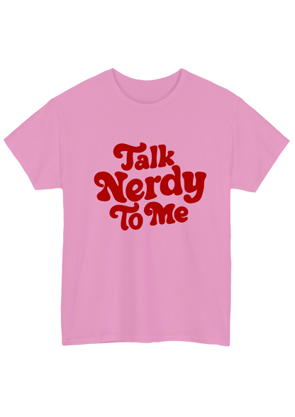 Talk Nerdy Pink Tee - Puff Berry