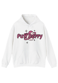 Puff Berry White Hoodie