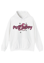 Puff Berry White Hoodie