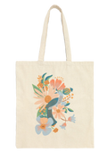 Peacock Tote Bag - Puff Berry