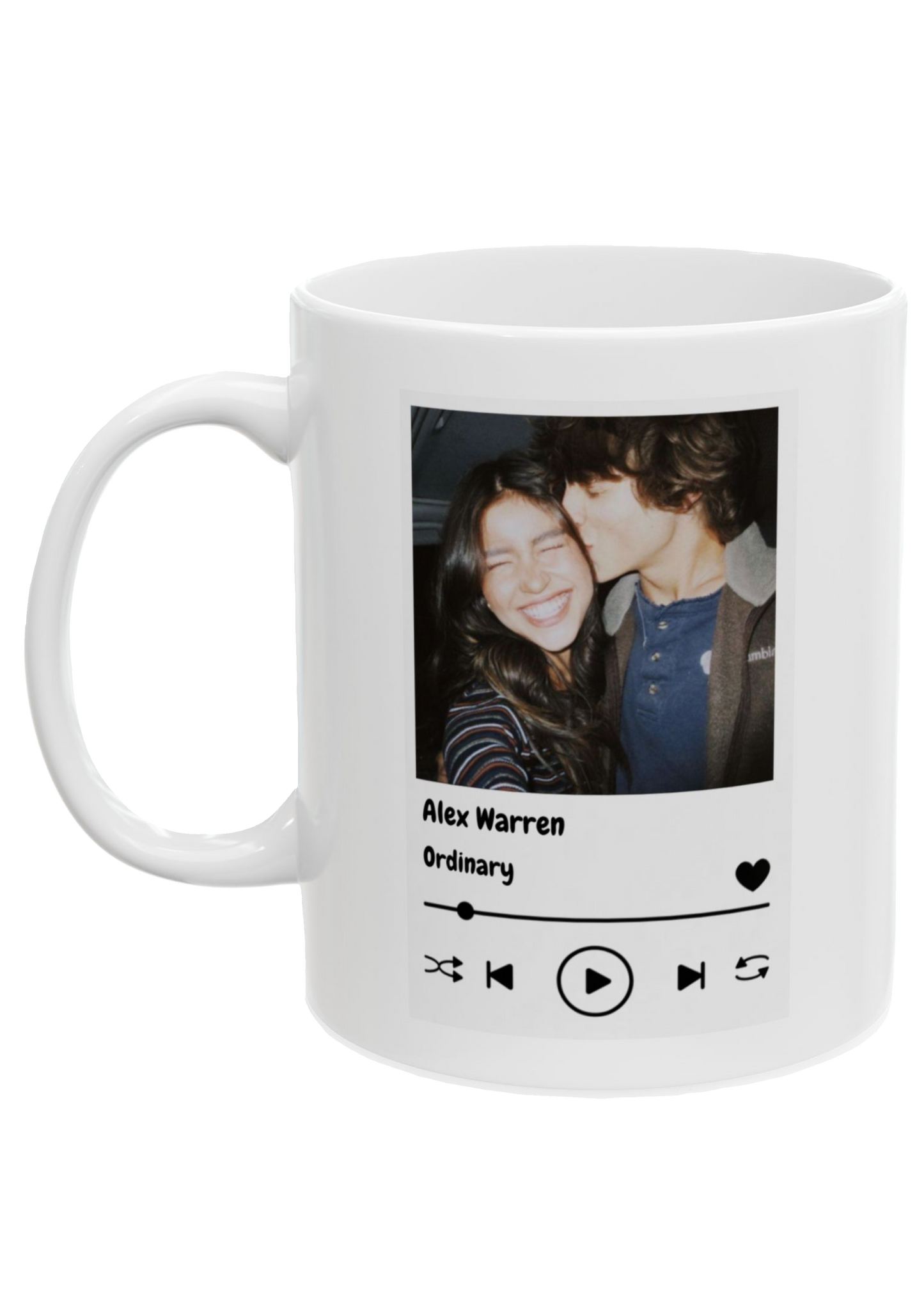 Custom Image Music Mug - Puff Berry