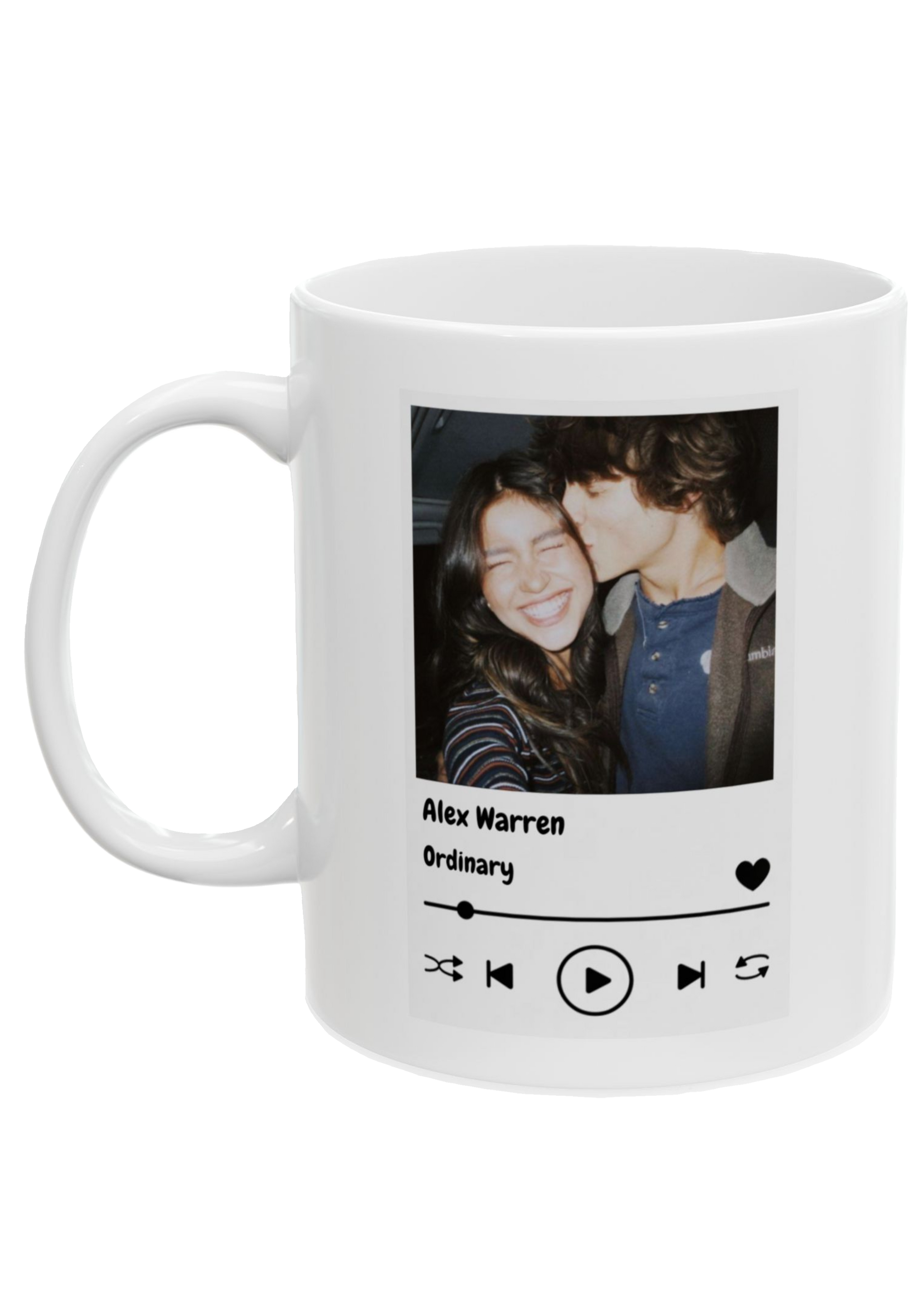 Custom Image Music Mug - Puff Berry