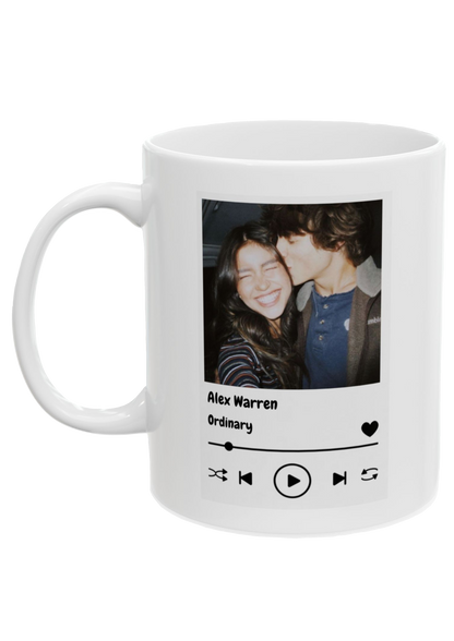 Custom Image Music Mug - Puff Berry