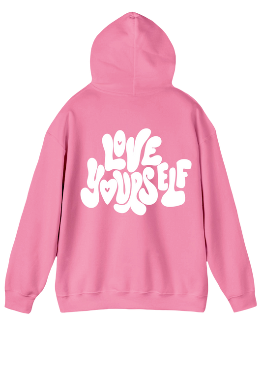 Love Yourself Pink Hoodie