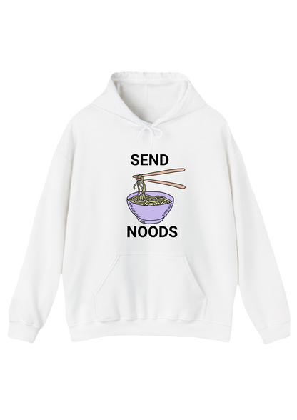 Send Noods White Hoodie