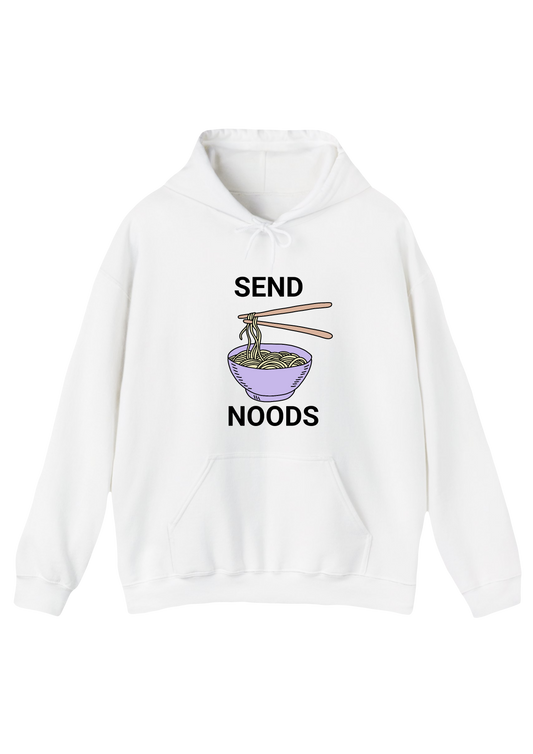 Send Noods White Hoodie