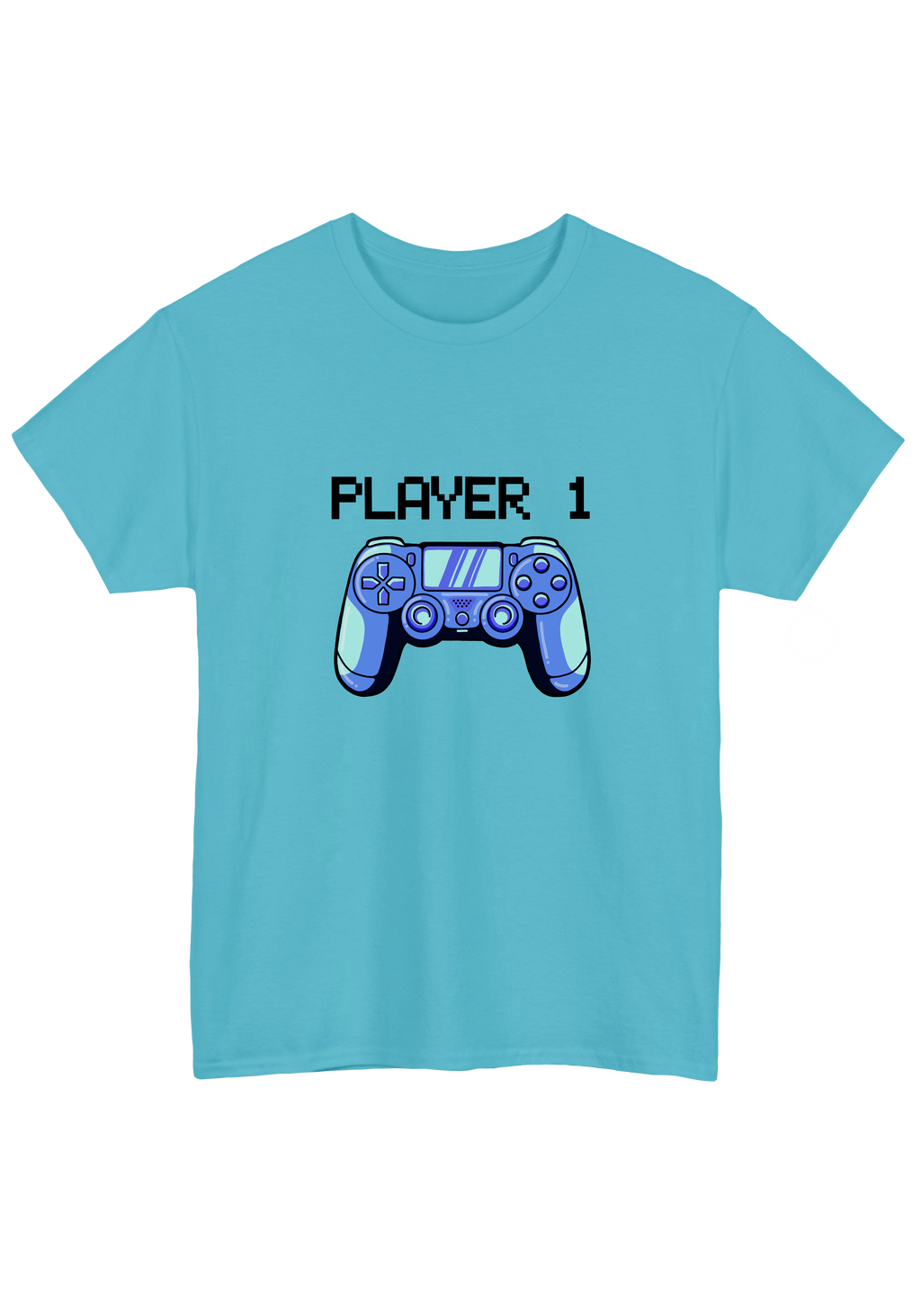 Player 1 Turquoise Tee