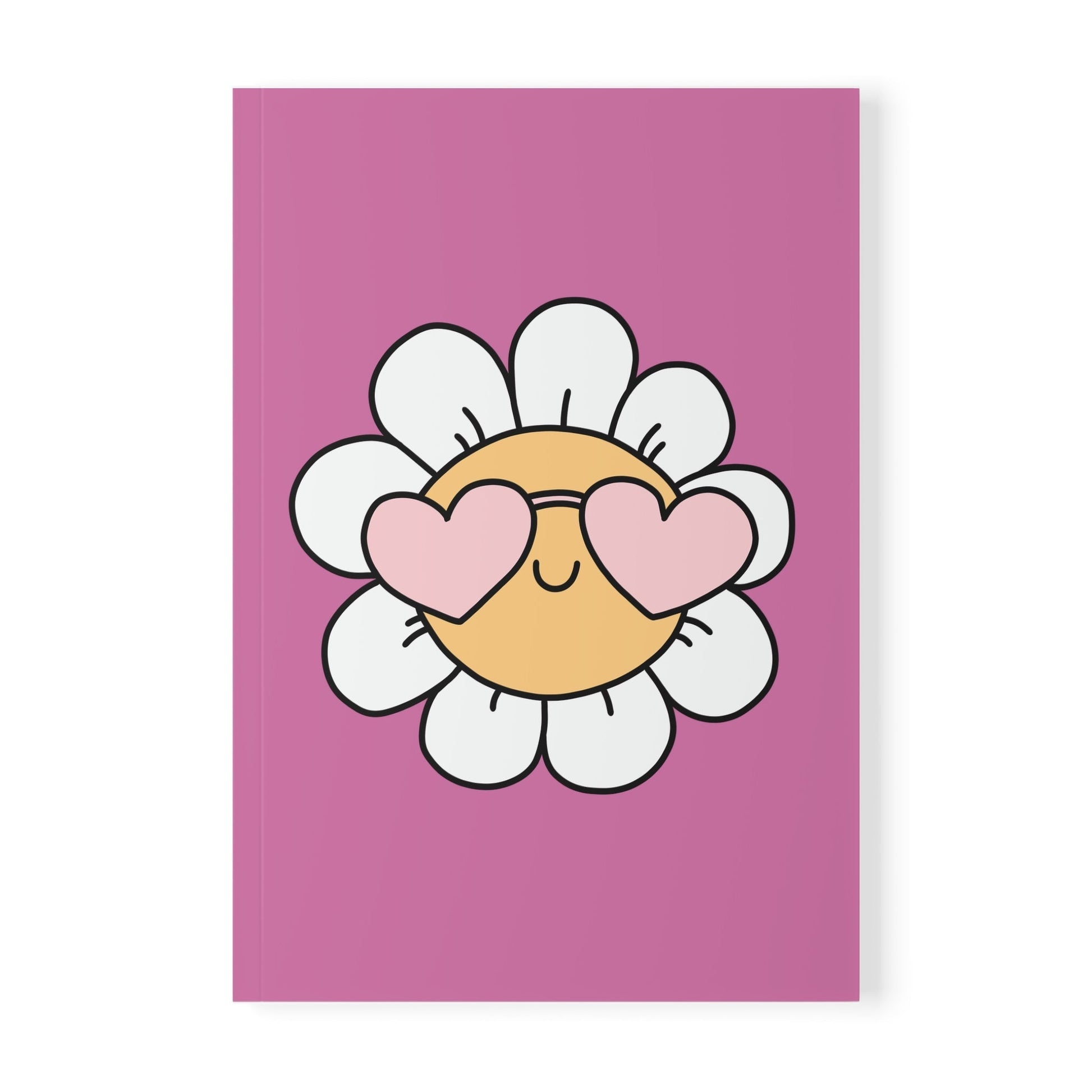 Flower Power Notebook A5 - Puff Berry