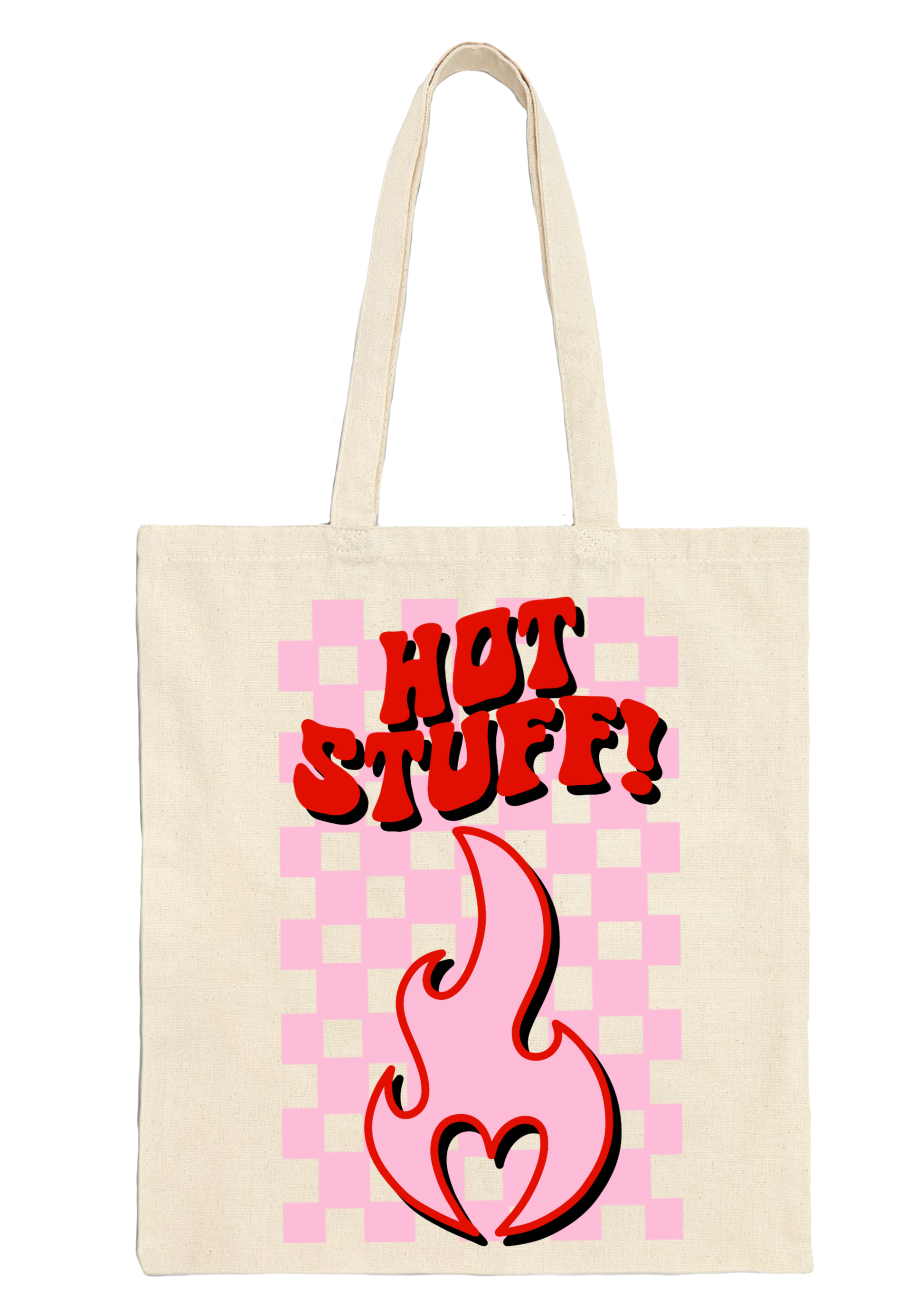 Hot Stuff Tote Bag - Puff Berry