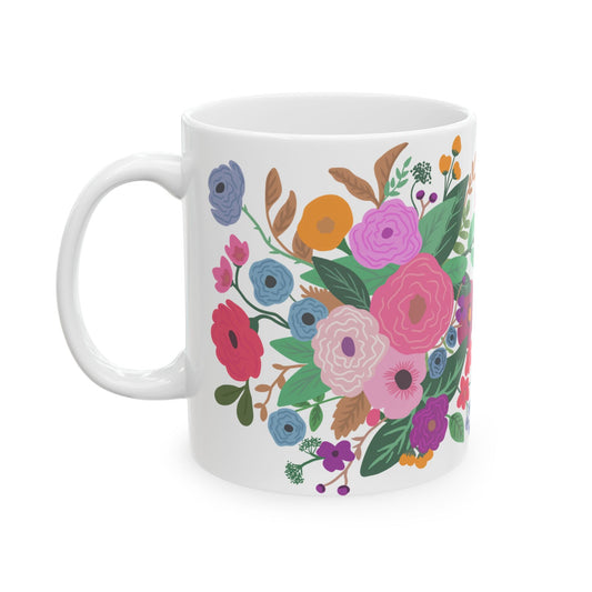 Floral Mug - Puff Berry