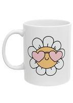 Flower Power White Mug