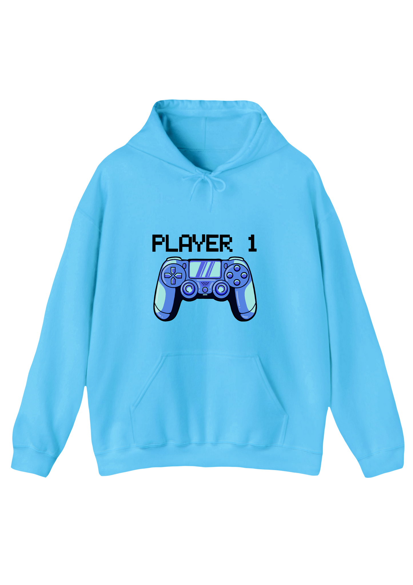 Player 1 Blue Hoodie