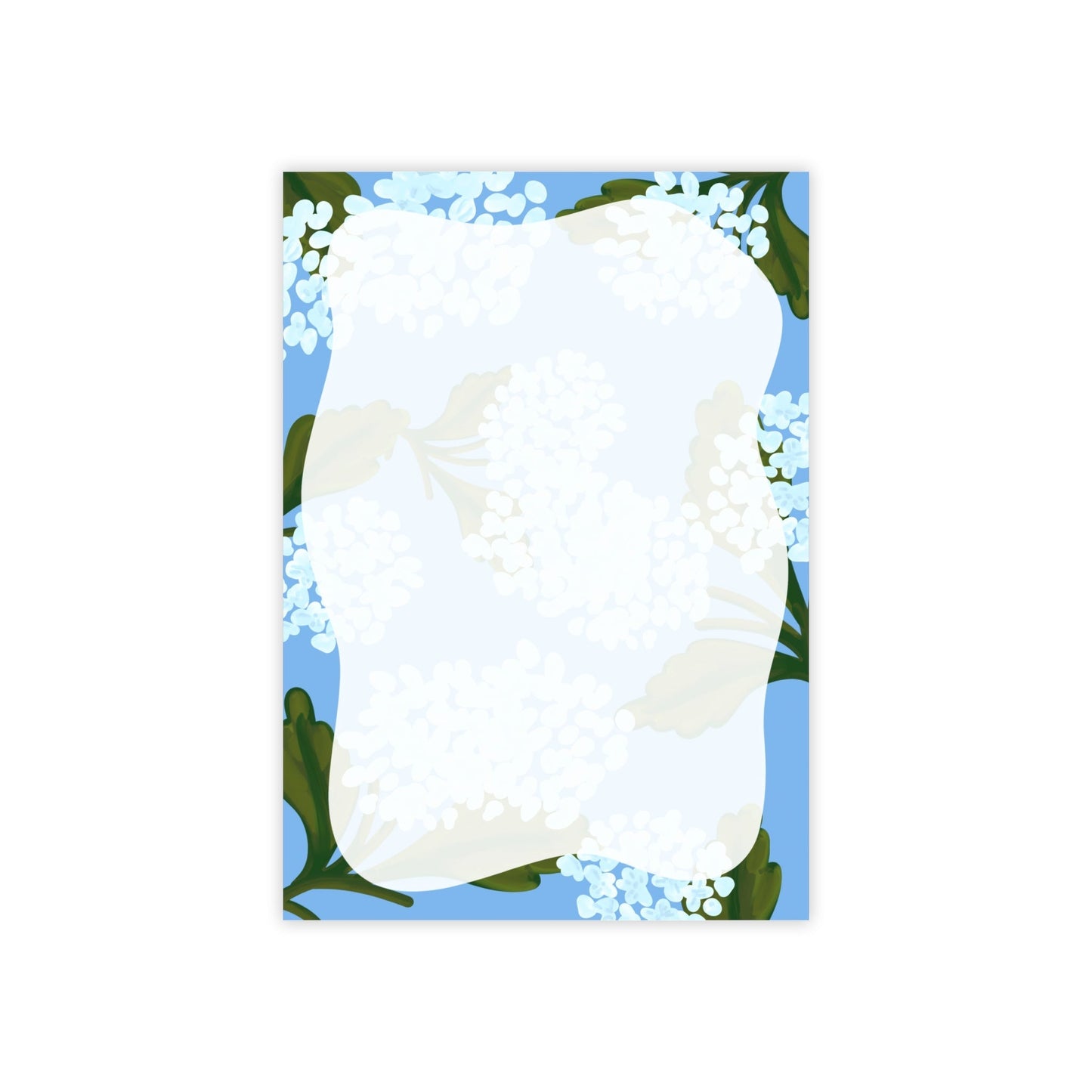 Hydrangea Notepad A5