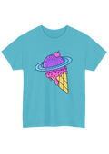 Cosmic Ice Cream Turquoise Tee - Puff Berry