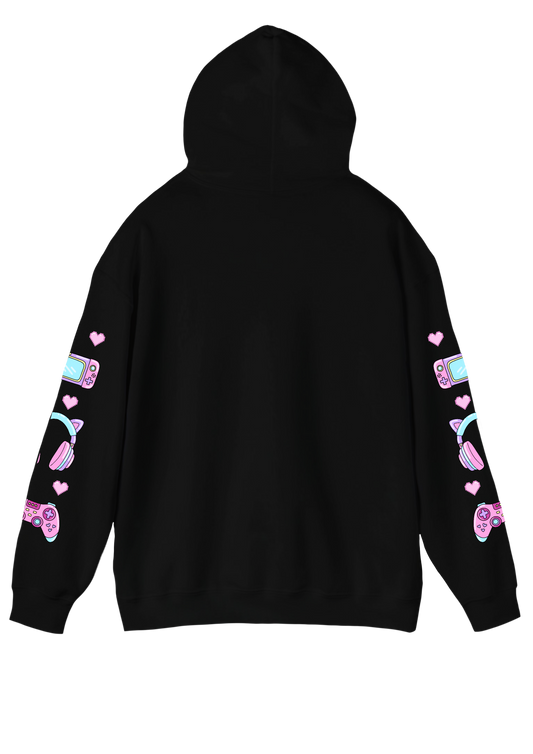 Gamer Girl Black Hoodie