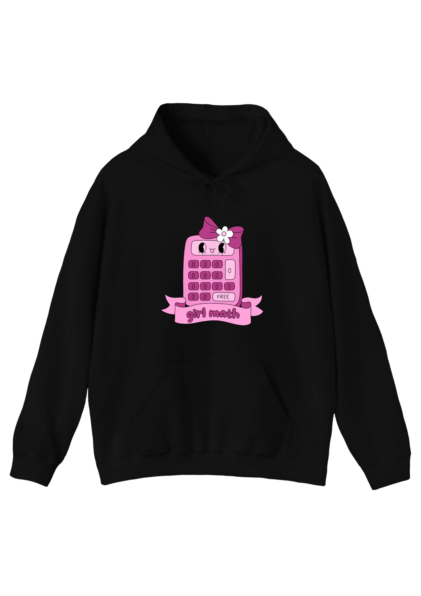 Girl Math Black Hoodie