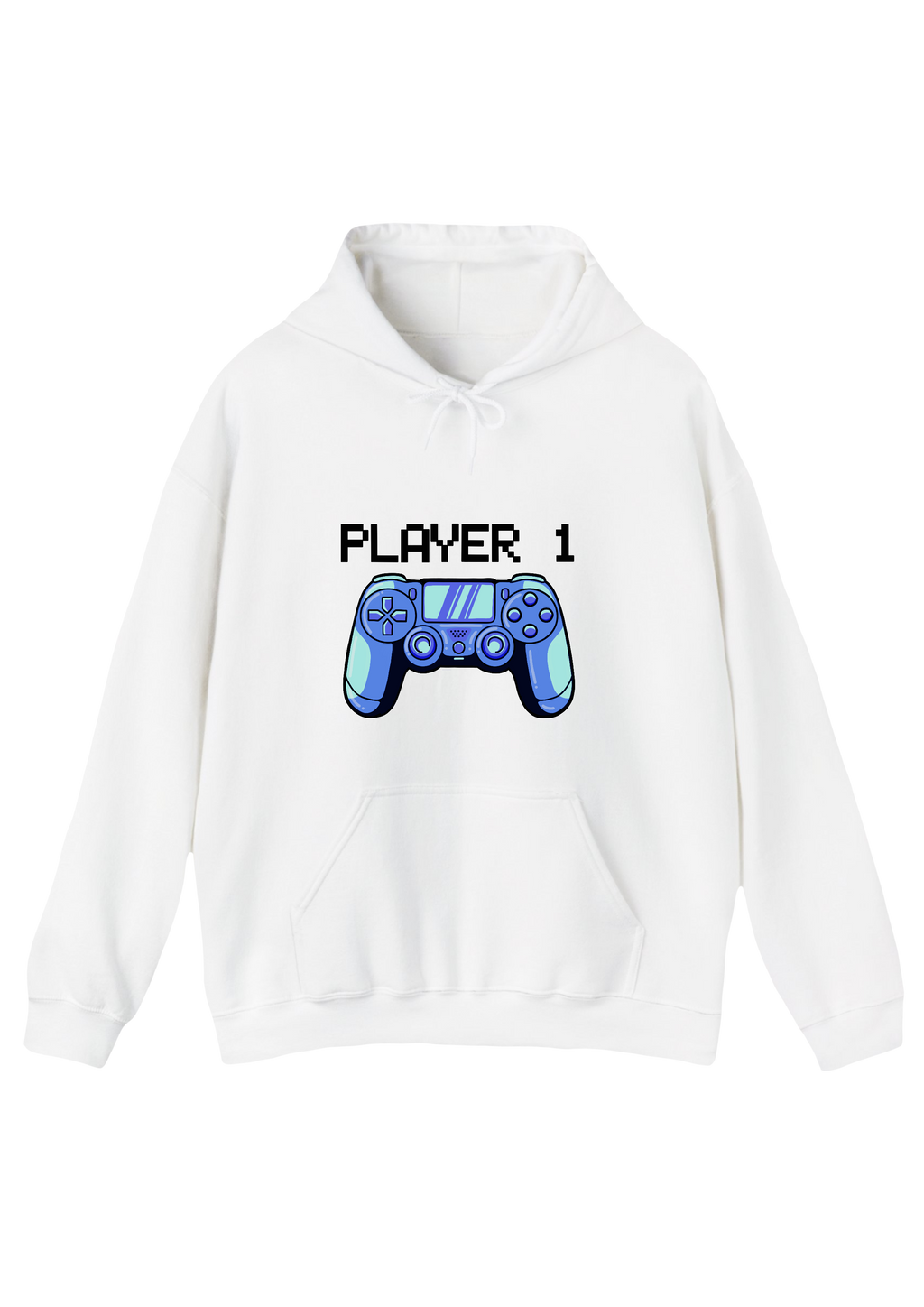 Player 1 White Hoodie