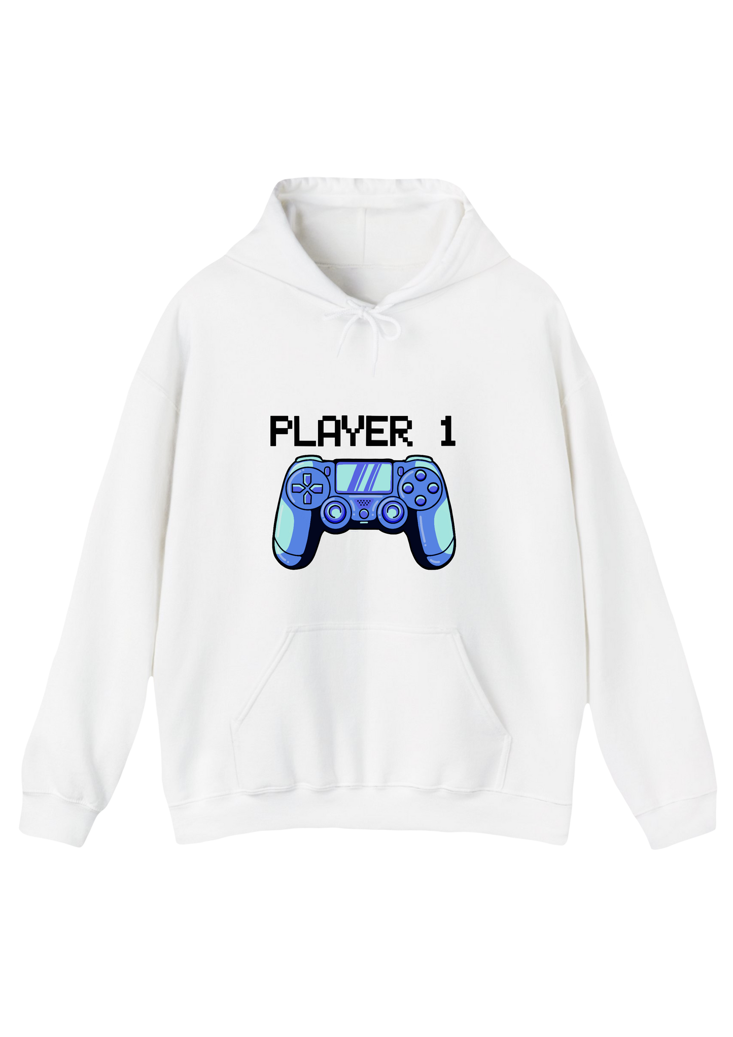 Player 1 White Hoodie