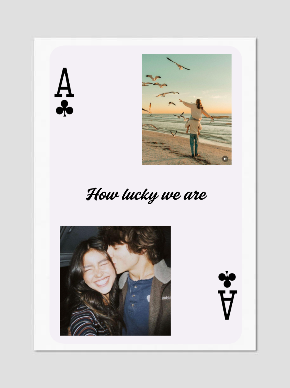 Custom Card Wall Art A3