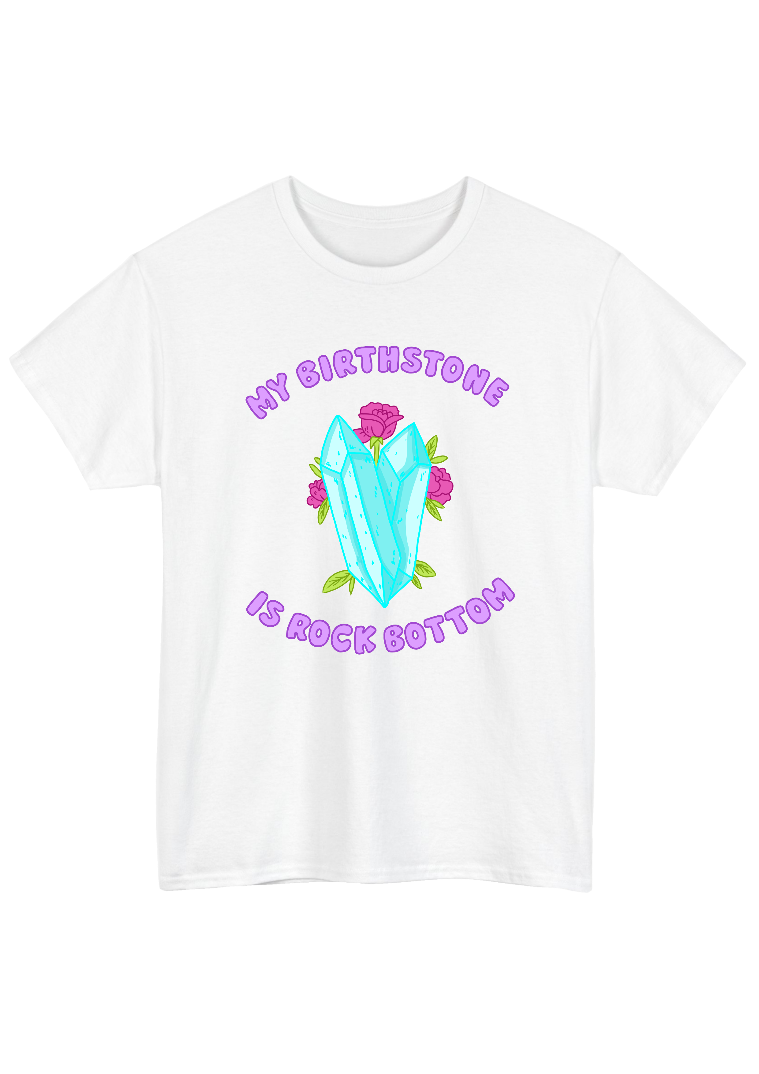 Birthstone White Tee