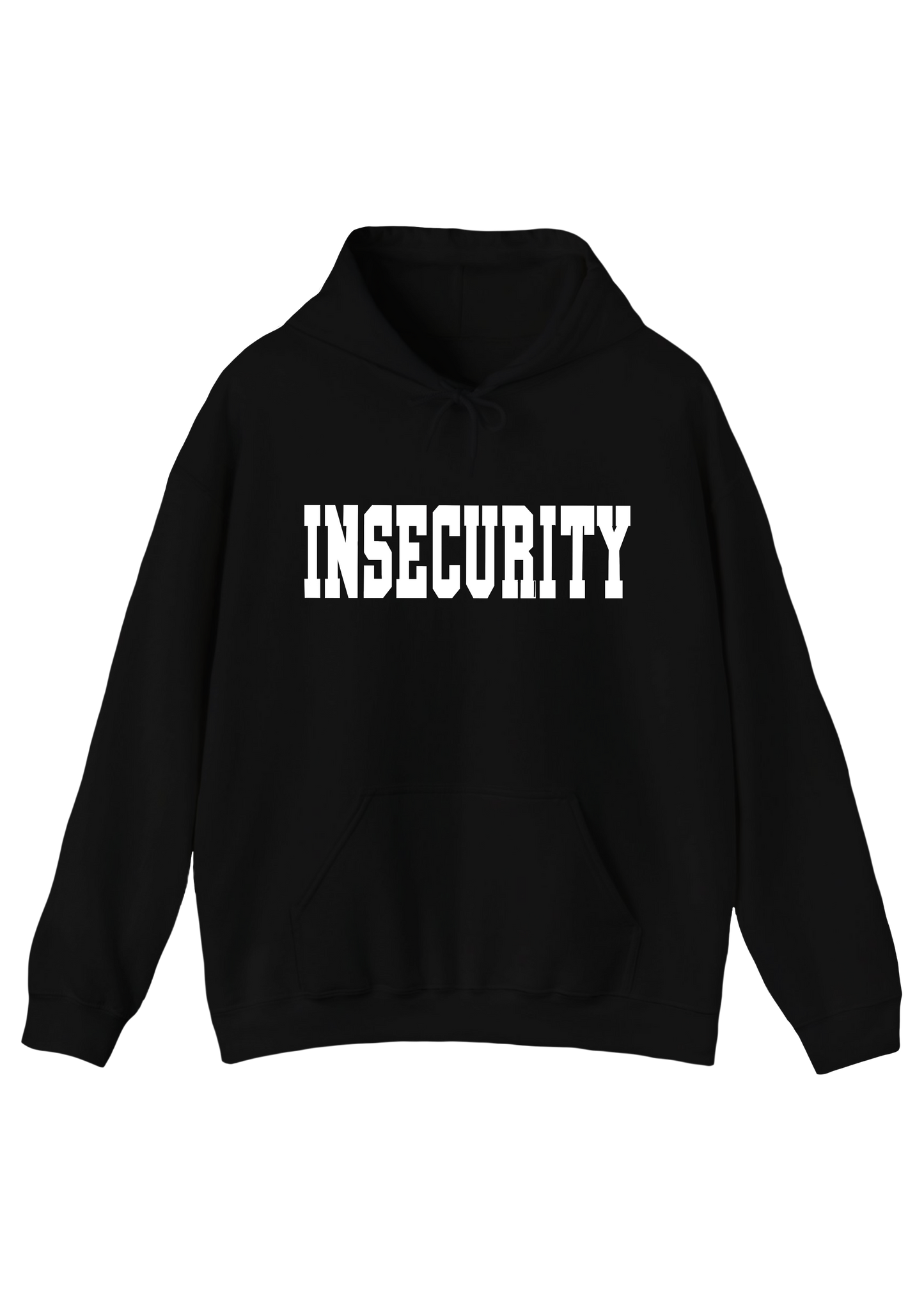 Insecurity Black Hoodie