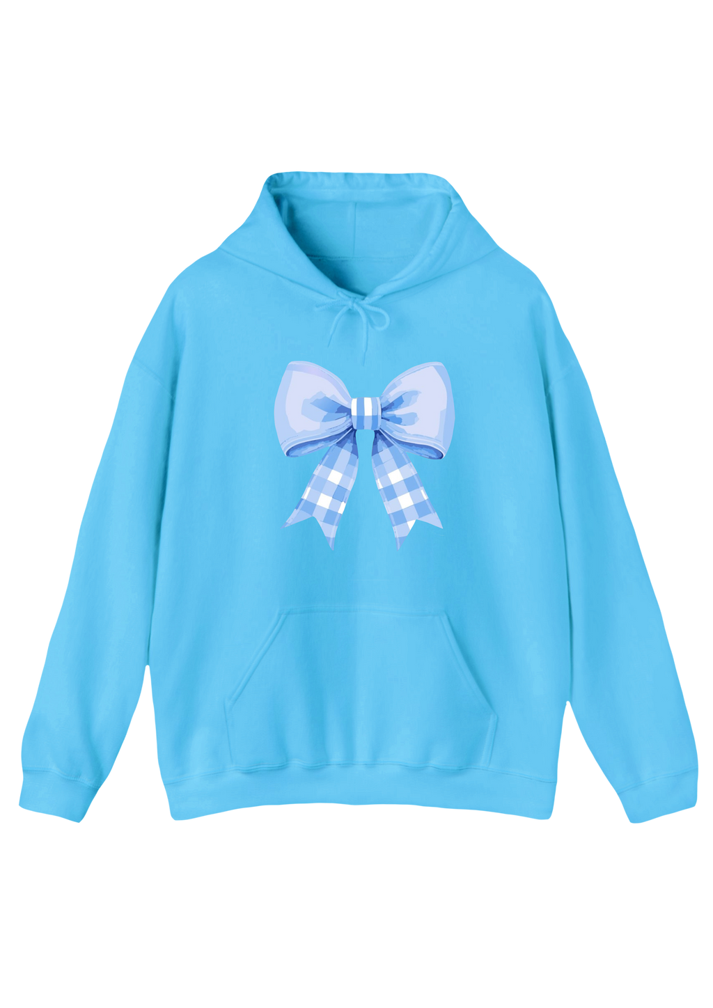 Blue Bow Hoodie