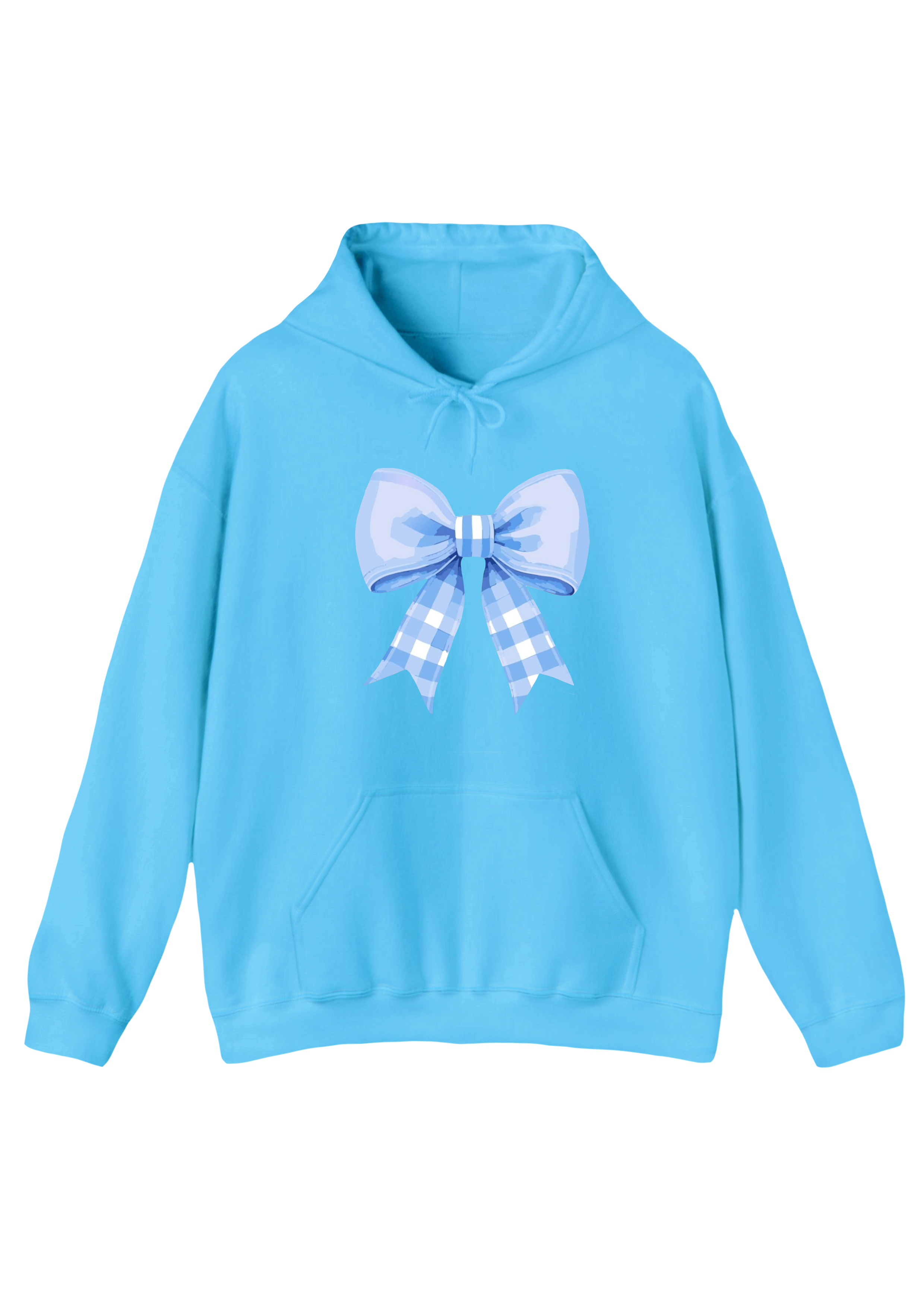 Blue Bow Hoodie
